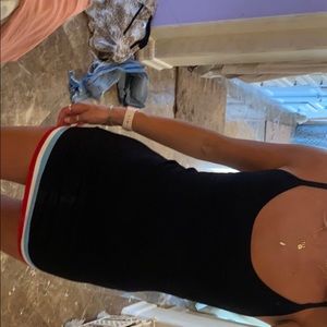 Black tight dress